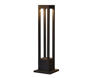Уличный светильник-столбик Kink Light Пулми черный 09303-60F,19