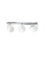 настенно-потолочный светильник с двумя стеклянными плафонами