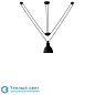 Les acrobates de Gras подвесной светильник DCW Editions Paris 328-SHA-L-ROUND-RED — фото 9