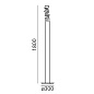 DOI4600D02 Artemide Decomposé торшер — фото 2