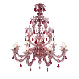 Люстра Diamantei Venini, на 9 ламп, Ø132 см