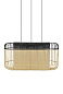 Подвесной светильник Forestier Bamboo oval — фото 9