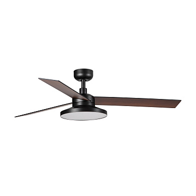Люстра-вентилятор Faro Barcelona Rudder L Ø1320, 3 лопасти, DC-мотор, LED TAK, 2700 K