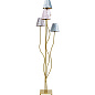 52433 Напольная лампа Гибкая бархатная латунь Cinque Kare Design