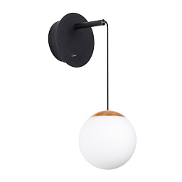 037065 Arlight Светильник SP-BEADS-WALL-HANG-R130-6W Day4000 (BK-GD, 180 deg, 230V)