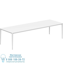 U-Nite table 300x100cm coated aluminium or teak  ceram or teak top Royal Botania U-nite уличный стол