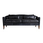 8110 Vincent Sofa Ink Leather Arteriors диван