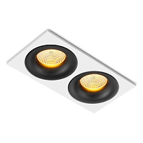 Потолочные светодиодные светильники Led technology CITY X 22.30 W 2FW NO DIM черный + белый