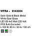 9143304 VITRA Novaluce светильник LED G9 4x5Вт 220В IP20