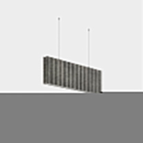 Lineal lighting system Infinite Pro Acoustic 1136mm Suspended Microprisma 31.6W 3000K CRI 80 IP40 2768lm