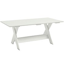 Crate Dining Table 180×89,5 см, массив сосны, лак на водной основе, белый