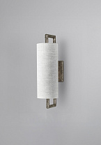Burnt Silver shown with 5 Tall Cylinder in Natural Linen with Cream Card lining