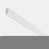 Lineal lighting system Infinite Pro 1136mm Surface Microprisma 31.6W 3000K CRI 80 White IP44 3429lm