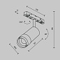 TR211-1-12W3K-Z-W Maytoni Focus Zoom Трековый светильник 12W 670лм Белый — фото 10