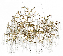 10351/800 AB Loft It Coral подвесной светильник с бронзовыми ветвями и множеством стеклянных деталей