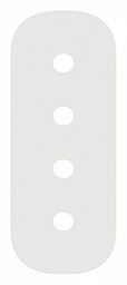 A740533 Arte Lamp Optima track 48V коннектор прямой белого цвета для магнитного шинопровода