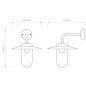 1400003 Portree Wall Astro lighting настенный светильник цельная латунь — фото 2