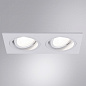 A2178PL-2WH Arte Lamp Tarf точечный встраиваемый светильник GU10 2х35W — фото 1