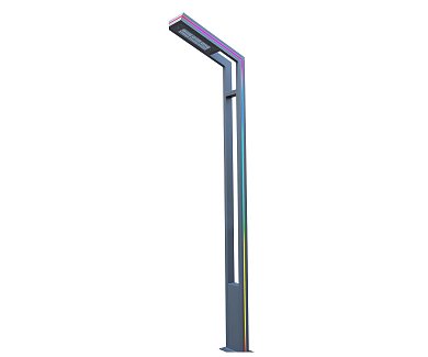 Парковый светильник Kink Light Миле с RGB-подсветкой 09201-F(220V),16(RGB)