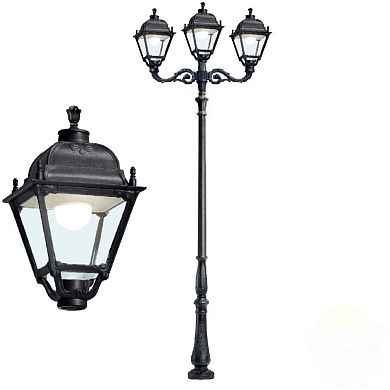 Парковый фонарь Fumagalli TABOR ADAM/SIMON 2L+1