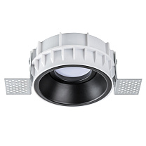 Комплект из светильника и рамки DOMINO ROUND MR16 ЧЁРНЫЙ Domino G214607