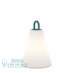 COSTA 1.0 White LLDPE + Water Blue Wever Ducre Costa переносной светильник с ручкой голубой