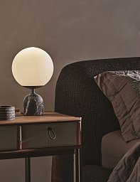 Настольная лампа Ekero Lamp Porada с мраморным основанием