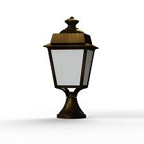 Place des Vosges 1 Évolution N° 6; Opal PMMA E27 60W; Gold patina