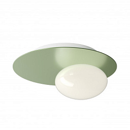 05602VEDHXXBB Elesi luce Bianca AP PL 32 LED дизайнерский светильник круглой формы для стены и потолка шалфейный зелёный