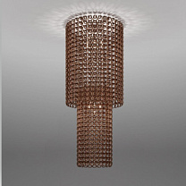 Потолочный светильник GIOGALI CA2 CRYSTAL COPPER GLOSSY CHROME E27 CE