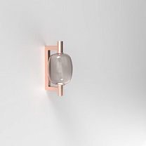 Настенный светильник Riflesso P, дымчатый, прозрачный, матовый, медный, 2 L22CC CE