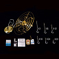 HL 6-1806/9 gold Celeste Orion подвесной хрустальный светильник — фото 7
