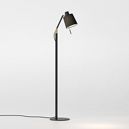 1441017 Astro lighting Edward Торшер с поворотным плафоном, матовый чёрный с золотыми деталями