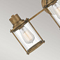 Настенный светильник Riggs Quoizel QZ-RIGGS3-BATH-WS состаренная латунь — фото 4