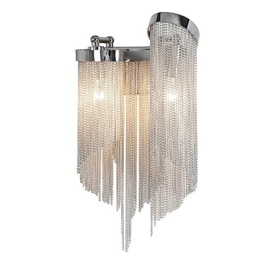 Бра Favourite Multivello 1156-2W — настенное бра на две лампы с хромированными цепочками