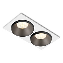 Потолочные светодиодные светильники Led technology CITY L 22.30 W 2FW NO DIM черный + белый