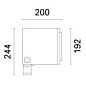 EP94 iPro iGuzzini Spotlight with bracket - Neutral White LED - DALI - Very Wide Flood optic — фото 1