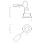 1249003 Minima Round Adjustable Astro lighting регулируемый встраиваемый светильник матовый белый — фото 1