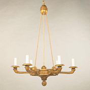 CL0052.GI.SE Courcelles Chandelier, Giltwood, 6 Lights