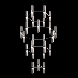 1783030A Artemide Zephyr подвесная люстра с вертикальной композицией цилиндрических плафонов