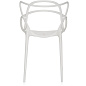 0586603-4PACK Kartell Masters Набор из 4 уличных стульев, белый — фото 1