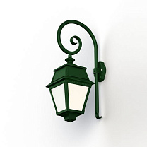 Avenue 2 N° 2; Opal PMMA Built-in LED 2700°K warm white 13W; British green