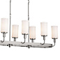 Vetivene 8 Light Linear Chandelier Classic Pewter люстра 52453CLP Kichler — фото 11