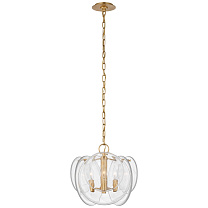 Loire Petite Chandelier золото с прозрачным стеклом стриэ