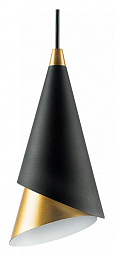 757010 Lightstar Cone подвесной светильник в форме конуса черного цвета