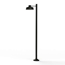 Faktory N° 5; Clear glass E27 70W; Black grey