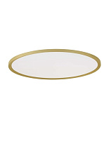 Triac Dimmable Brushed Gold Metal, Aluminium & Acrylic LED 55Watt 220-240Volt 4661Lm IP20 2700-3000K CCT by Dip Switch Light Up & Down D:60 H:5 cm