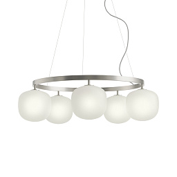 Rime Chandelier подвесной светильник Muuto Aluminum Grey RIMCHA5A01