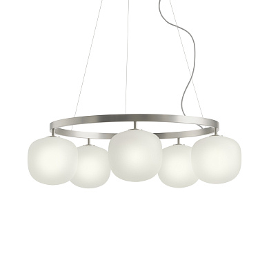 Rime Chandelier подвесной светильник Muuto Aluminum Grey RIMCHA5A01