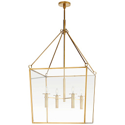 BBL5106PN Visual Comfort Cochere подвесной фонарный светильник с прозрачным стеклом